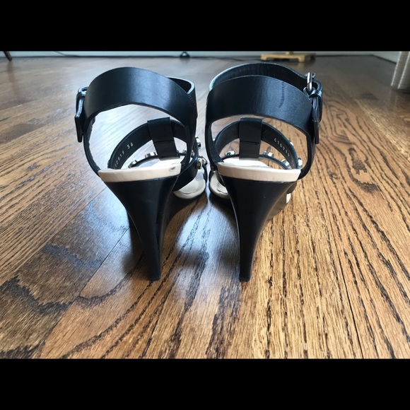 Balenciaga Black Silver Stud Sandals. 36. - Picture 3 of 4